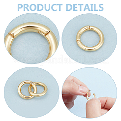 6Pcs 3 Styles Brass Twister Clasps&nbsp;KK-UN0002-52