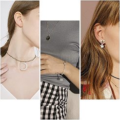 20Pcs 5 Style 201 Stainless Steel Pendants&nbsp;STAS-UN0024-78