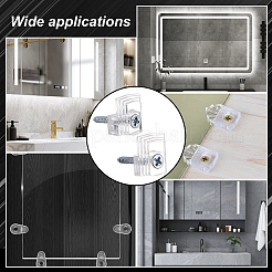 64Sets Plastic Mirror Hanging Kit&nbsp;DIY-CA0003-74