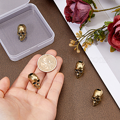 4Pcs Brass European Beads&nbsp;KK-FH0008-40AG