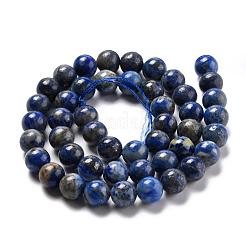 Natural Lapis Lazuli Bead Strands&nbsp;G-G953-02-8mm