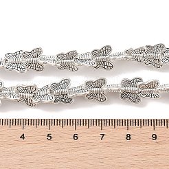 Tibetan Style Butterfly Alloy Bead Strands&nbsp;TIBEB-O007-07-RS