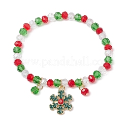 Christmas Theme Alloy Enamel Charms Bracelets&nbsp;BJEW-JB10959