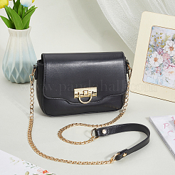 Imitation Leather & Alloy Crossbody Purse Chains&nbsp;FIND-WH20033-034F-LG