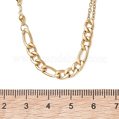 304 Stainless Steel Graduated Mixed Chain Necklaces&nbsp;NJEW-JN05986