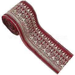 5 Yards Ethnic Embroidery Polyester Ribbon&nbsp;OCOR-CY0003-48B