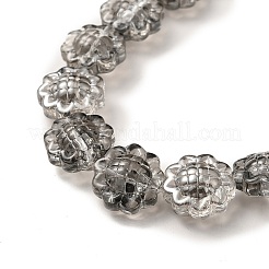 Transparent Electroplate Glass Beads Strands&nbsp;GLAA-G098-04