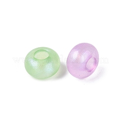 Transparent Acrylic European Beads&nbsp;OACR-Q200-17