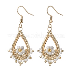 Stainless Steel Teardrop Dangle Earrings&nbsp;EJEW-MZ00643-01