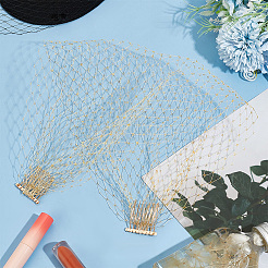 Nylon Fascinator Mesh Face Veil&nbsp;OHAR-WH0034-10A