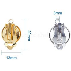 Brass Earring Findings&nbsp;KK-PH0034-37