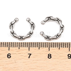 316 Stainless Steel Hoop Nose Rings&nbsp;AJEW-C044-05C-AS
