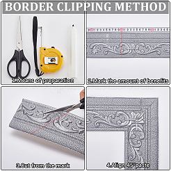 2Pcs 2 Styles Self-Adhesive XPE Grain Contact Paper&nbsp;DIY-CP0012-20A