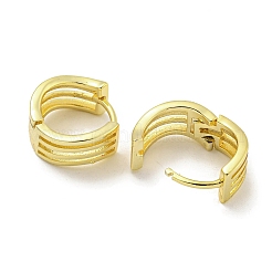 Thick Brass Hoop Earrings&nbsp;EJEW-L211-011I-G