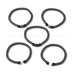 Natural & Synthetic Mixed Gemstone Beaded Stretch Bracelets for Women&nbsp;BJEW-JB12843