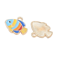 Alloy Enamel Pendants&nbsp;AL-CBAE435-56G