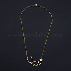 201 Stainless Steel Pendant Necklaces&nbsp;NJEW-S105-JN526-2