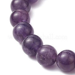Natural & Synthetic Mixed Gemstone Stretch Bracelets with Angel Charms&nbsp;BJEW-JB11046
