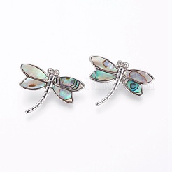 Abalone Shell/Paua Shell Pendants&nbsp;SSHEL-L008-71P