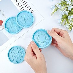 DIY Car Coaster Silicone Molds Kits&nbsp;DIY-OC0003-56