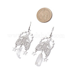 304 Stainless Steel Insects Dangle Earrings&nbsp;EJEW-JE06681-01