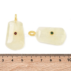 Heated Natural Lemon Quartz Pendants&nbsp;GG-CBAF4FB-04G