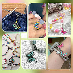 Printed Alloy Enamel Big Pendants&nbsp;PALLOY-PH0013-41