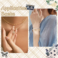 16Pcs 4 Styles Brass Micro Cubic Zirconia Charms&nbsp;KK-SC0006-98