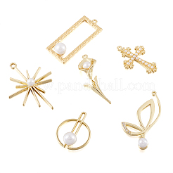 12Pcs 6 Style Alloy Pendants&nbsp;FIND-CW0001-15