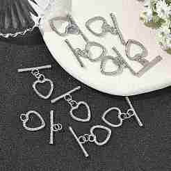 SHEGRACE Brass Toggle Clasps&nbsp;XGRQ2C874-400P