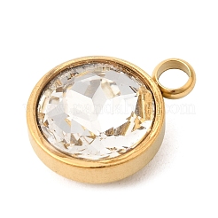 Birthstone Theme April 304 Stainless Steel Pendants&nbsp;STAS-K239-01G-A04