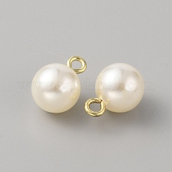 ABS Plastic Imitation Pearl Pendants&nbsp;KY-WH0038-05C-KCG