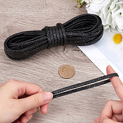 10M Folding Glitter PU Leather Cord&nbsp;OCOR-GF0004-11J