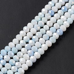 Ombre Effect Dyed Glass Beads Strands&nbsp;X-GLAA-C023-02A