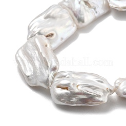 Natural Baroque Keshi Pearl Beads Strands&nbsp;PEAR-P064-01G-06A