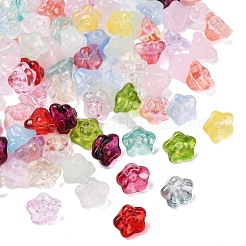 Baking Paint Transparent Glass Beads&nbsp;GLAA-T025-81C