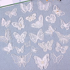 Lace Embroidery Sewing Fiber&nbsp;DIY-WH0122-05