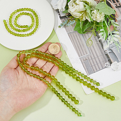 3 Strands 3 Styles Natural Crackle Olive Quartz Round Beads Strands&nbsp;G-FH0002-68