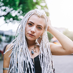 10 Pairs 5 Styles Alloy Dreadlocks Beads&nbsp;OHAR-CP0001-07