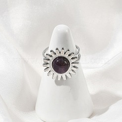 Stainless Steel Cuff Open Rings&nbsp;RJEW-JR01078-02