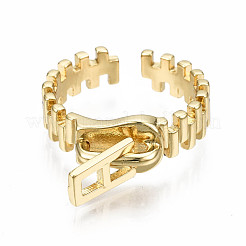Brass Cuff Rings&nbsp;RJEW-Q161-012-NF