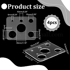 Acrylic Craft Doll Eyes Template&nbsp;DIY-WH0580-39H