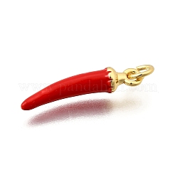 Brass Enamel Pendants&nbsp;KK-F896-01A-G