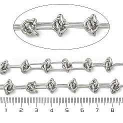 304 Stainless Steel Knot Link Chains&nbsp;CHS-B012-06P