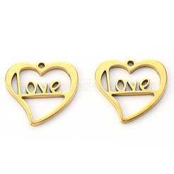 PVD Vacuum Plating 304 Stainless Steel Charms&nbsp;X-STAS-N092-84G