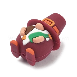 Thanksgiving Day Silicone Beads&nbsp;SIL-I015-03C