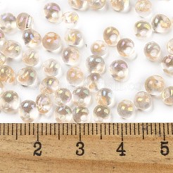 6/0 Inside Colours Fringe Glass Seed Beads&nbsp;X1-SEED-A034-03H