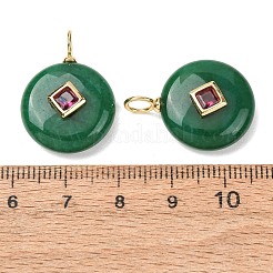 Dyed Natural Malaysia Jade Pendants&nbsp;G-H328-08G-C19