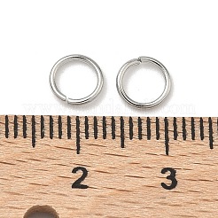 Tarnish Resistant 304 Stainless Steel Open Jump Rings&nbsp;X-STAS-Q186-02-6x0.8mm