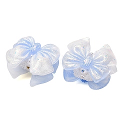 Luminous Opaque Resin & Rhinestone & Polymer Clay Beads&nbsp;RE-CBA1913-02C